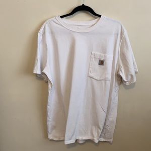 Kids white carhartt tee